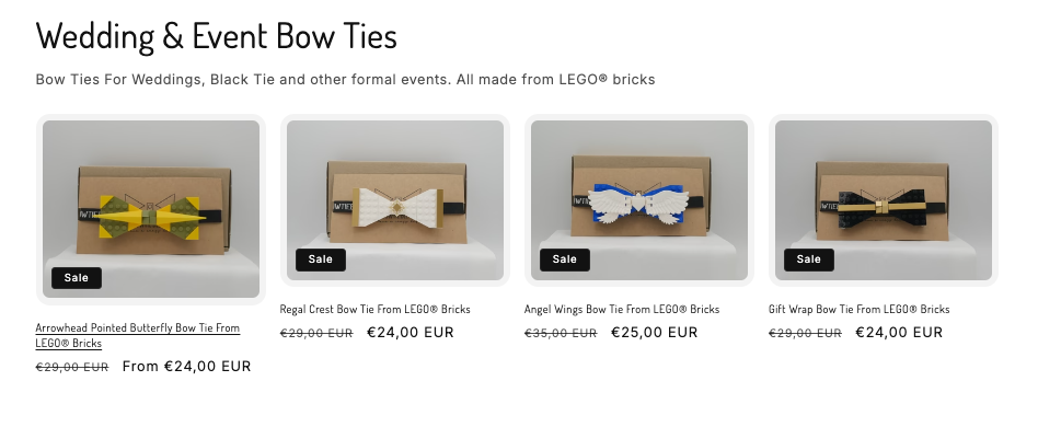 New Bow Ties From LEGO® Bricks Are Here!