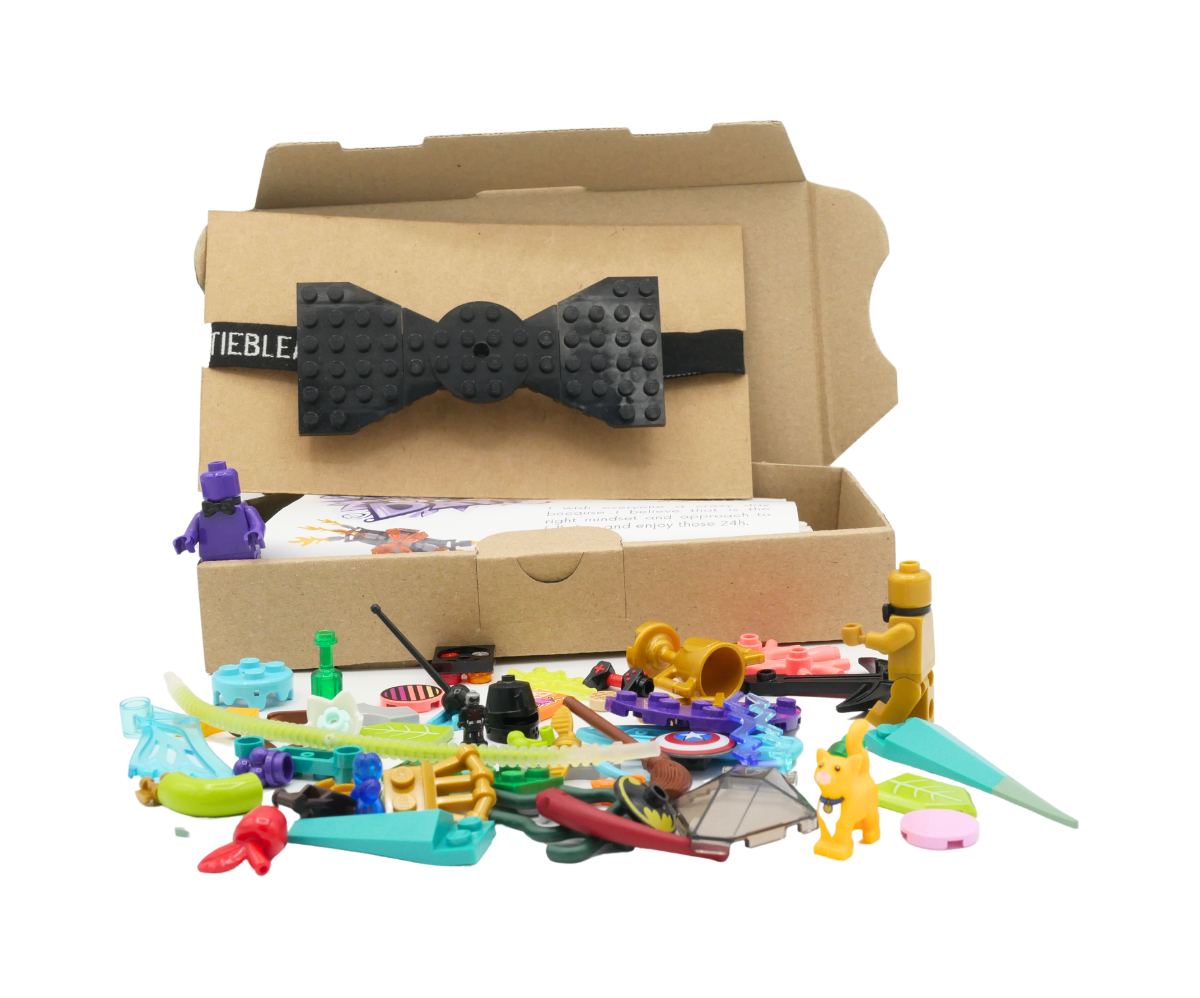Adult Black Bow Tie - Bow Tie Bleau - Bow Ties & Straps For The Brick Aficionado