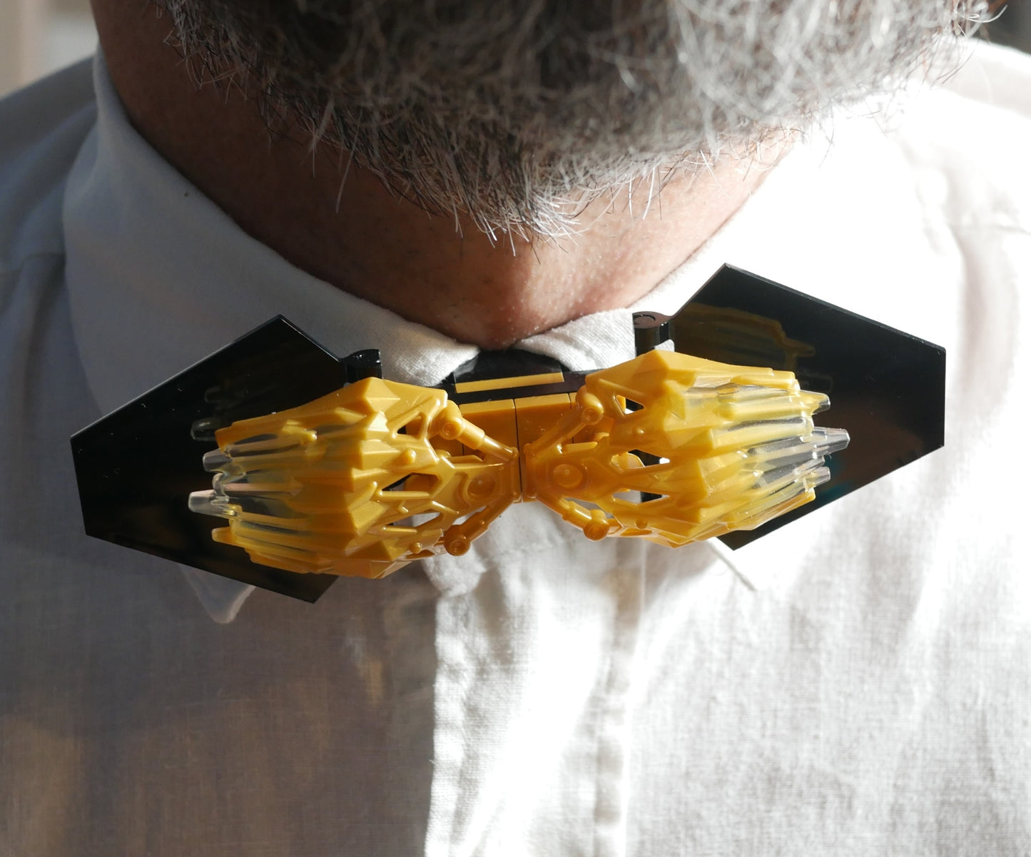 Mechanical Crystals Bow Tie From LEGO® Bricks