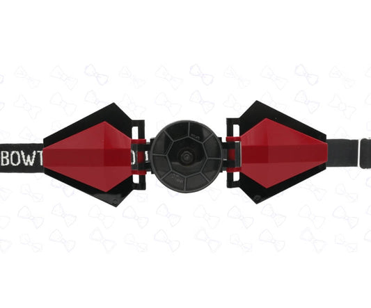 Black And Red Space Fighter Bow Tie - Bow Tie Bleau - Bow Ties & Straps For The Brick Aficionado
