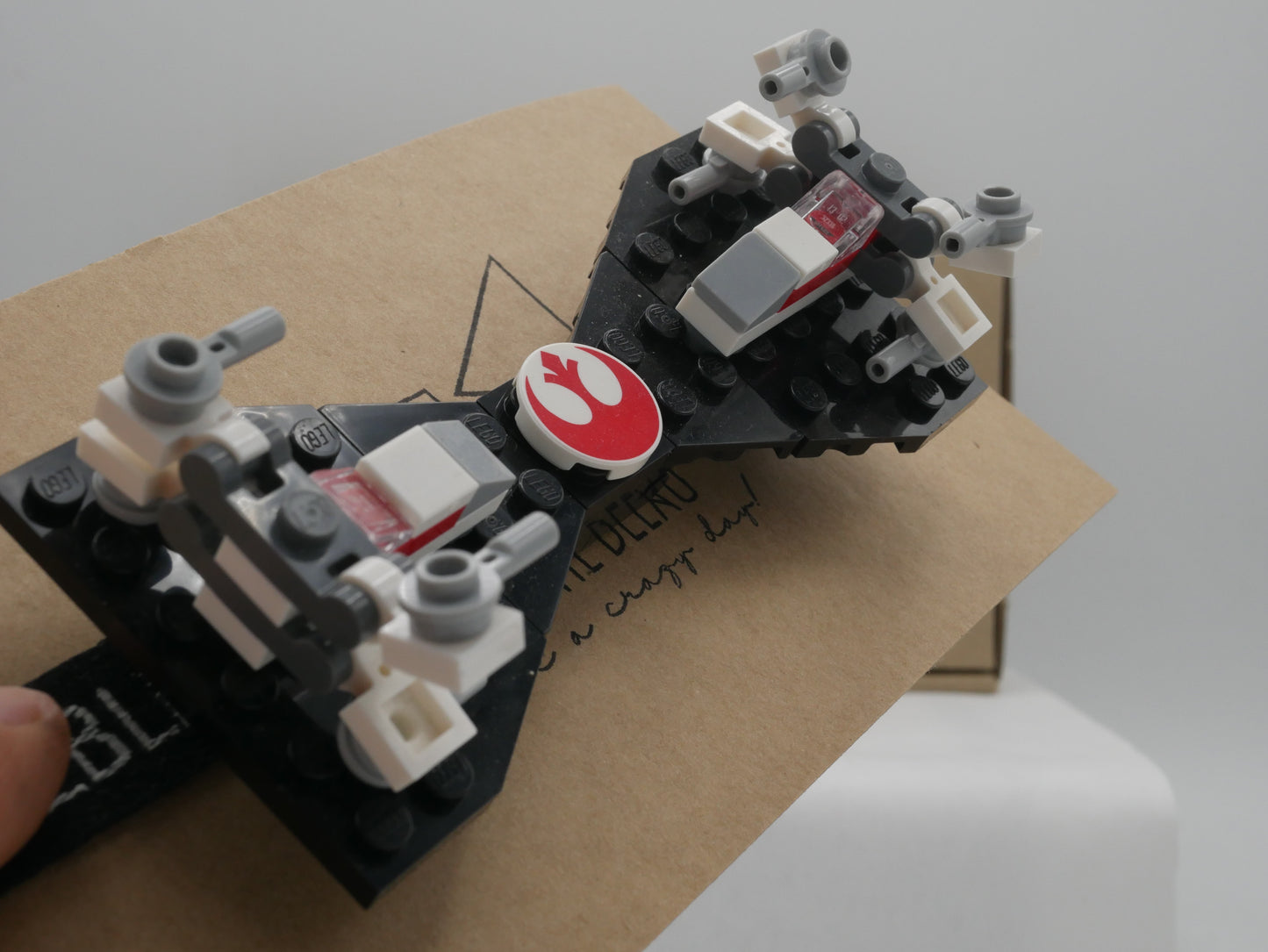 Cross Wing Space Fighters Bow Tie From LEGO® Bricks
