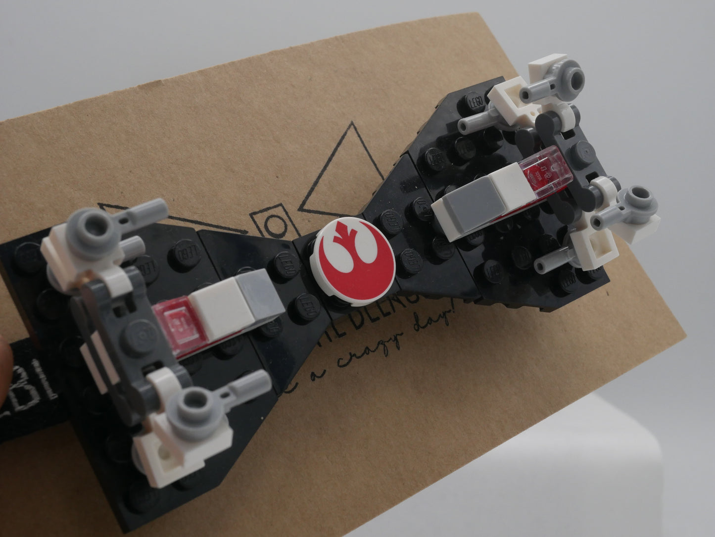 Cross Wing Space Fighters Bow Tie From LEGO® Bricks