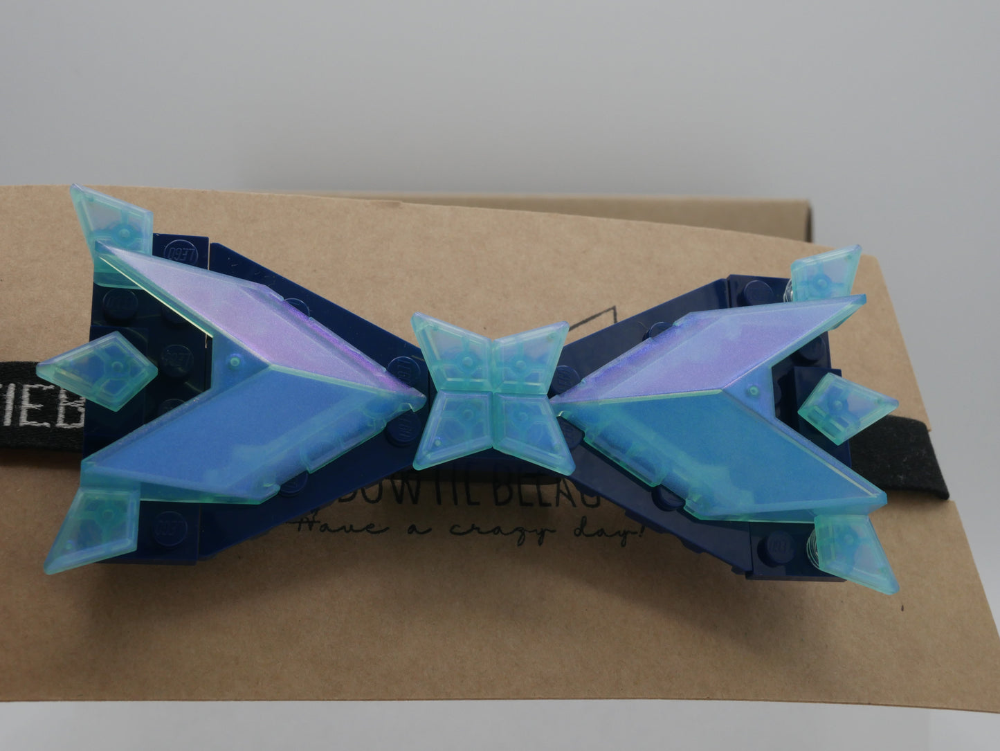 Ice Crystals Bow Tie From LEGO® Bricks