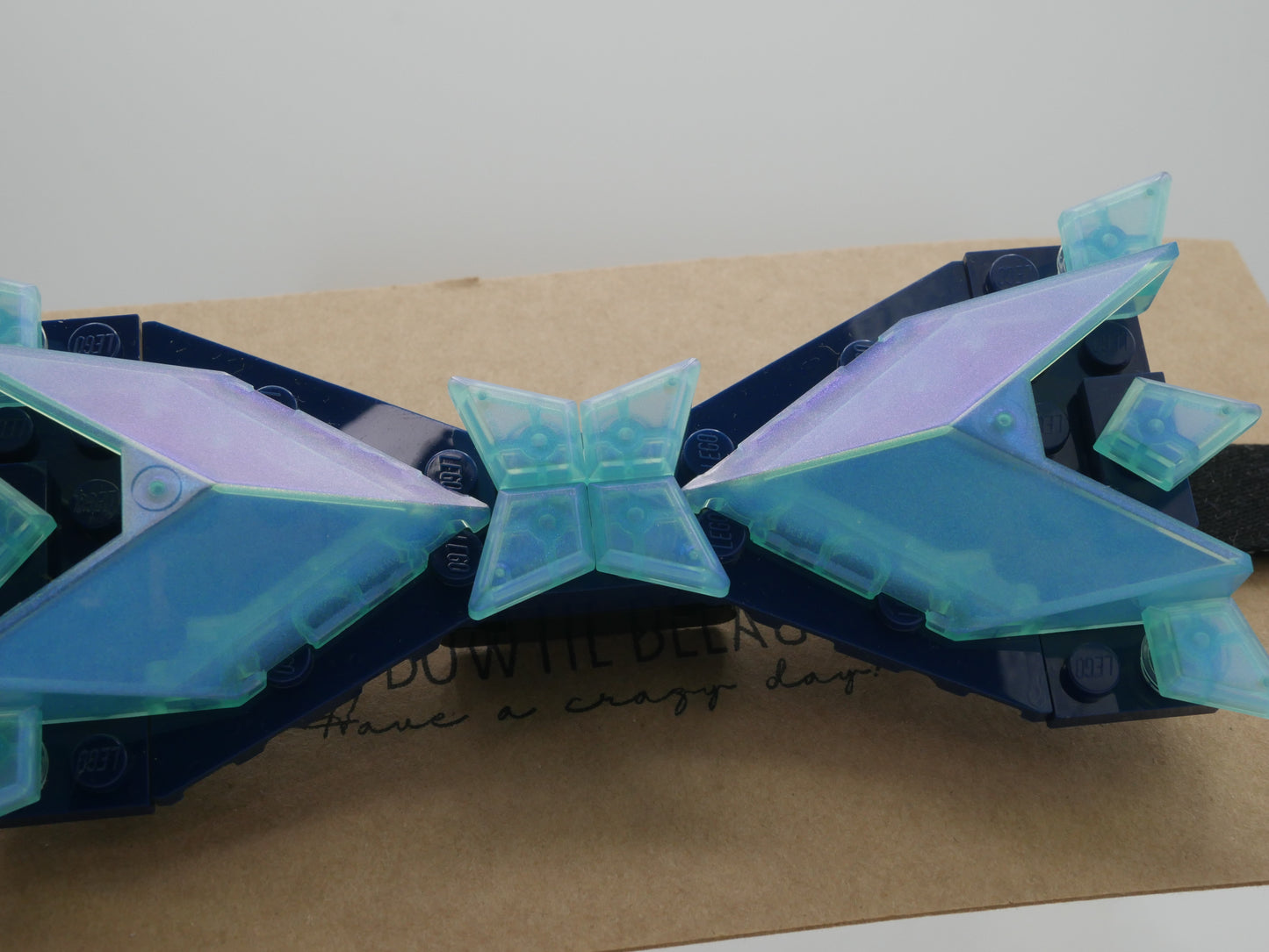 Ice Crystals Bow Tie From LEGO® Bricks