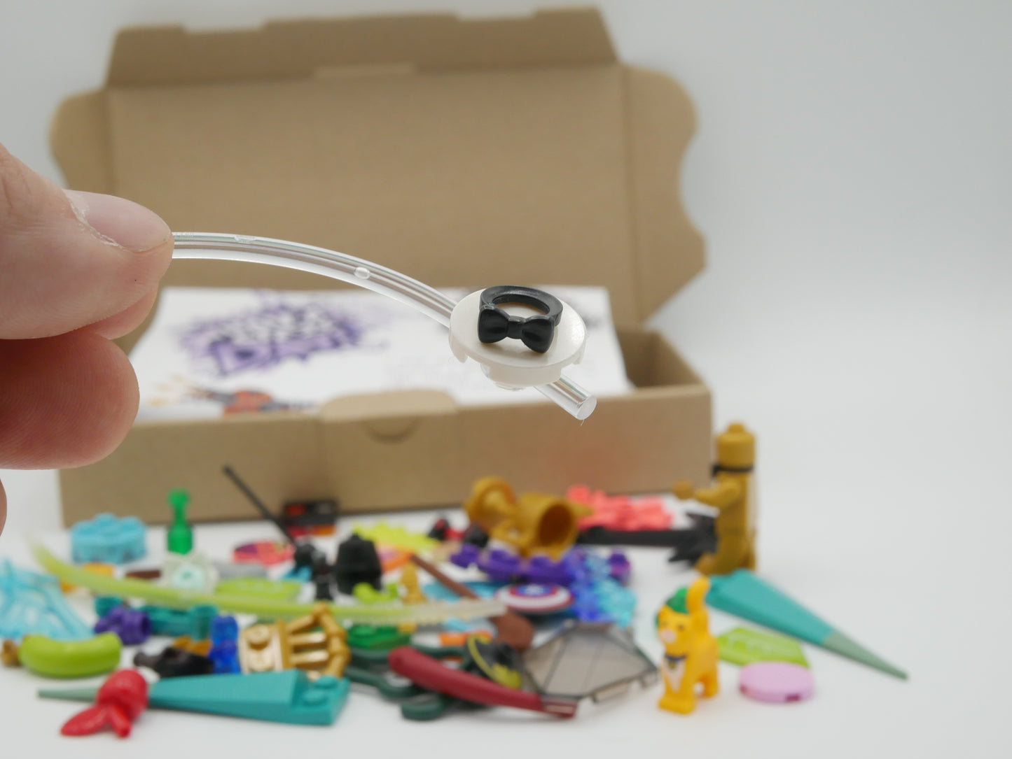 Bow Tie Accessory For LEGO® Minifigures - Bow Tie Bleau - Bow Ties & Straps For The Brick Aficionado
