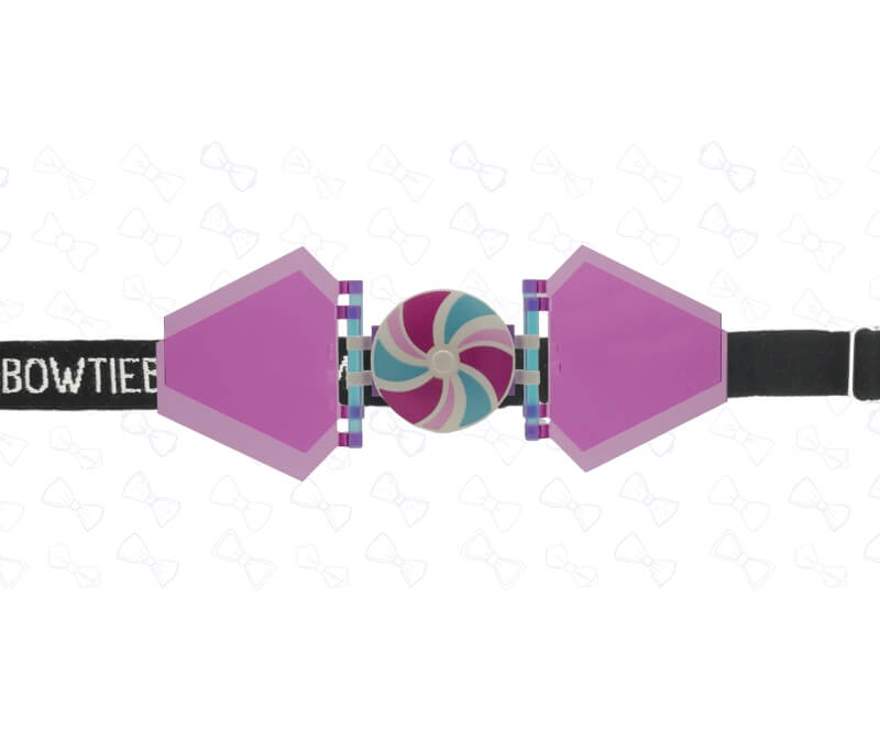 Adult Pink Candy Bow Tie - Bow Tie Bleau - Bow Ties & Straps For The Brick Aficionado