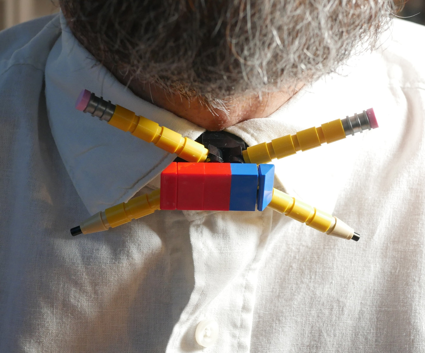 Retro-Schulfliege aus LEGO® Steinen