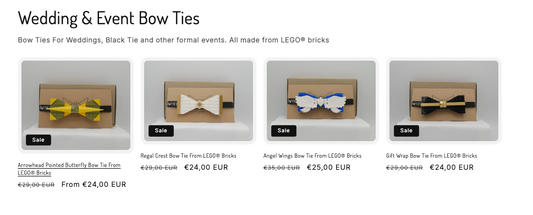 New Bow Ties From LEGO® Bricks Are Here!