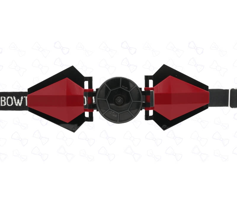 Black And Red Space Fighter Bow Tie - Bow Tie Bleau - Bow Ties & Straps For The Brick Aficionado