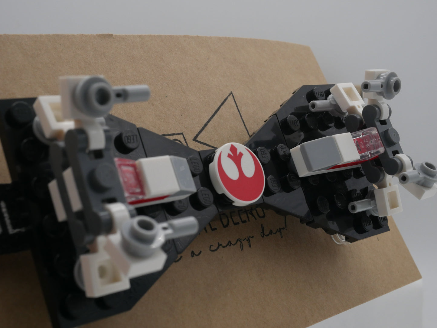 Cross Wing Space Fighters Bow Tie From LEGO® Bricks