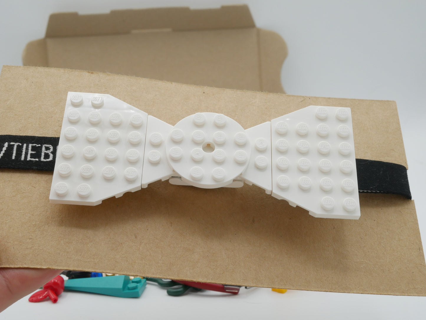 Adult White Bow Tie