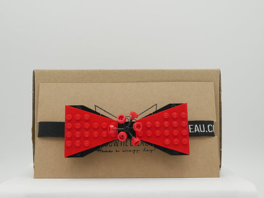 Red Reactor Bow Tie From LEGO Bricks