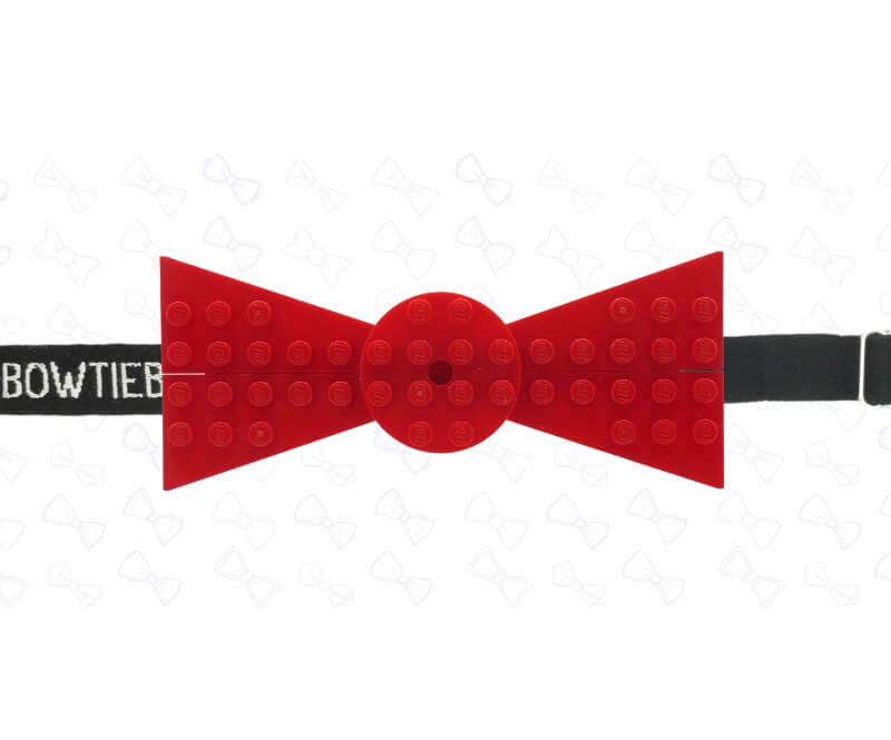 Adult Red Butterfly Bow Tie - Bow Tie Bleau - Bow Ties & Straps For The Brick Aficionado